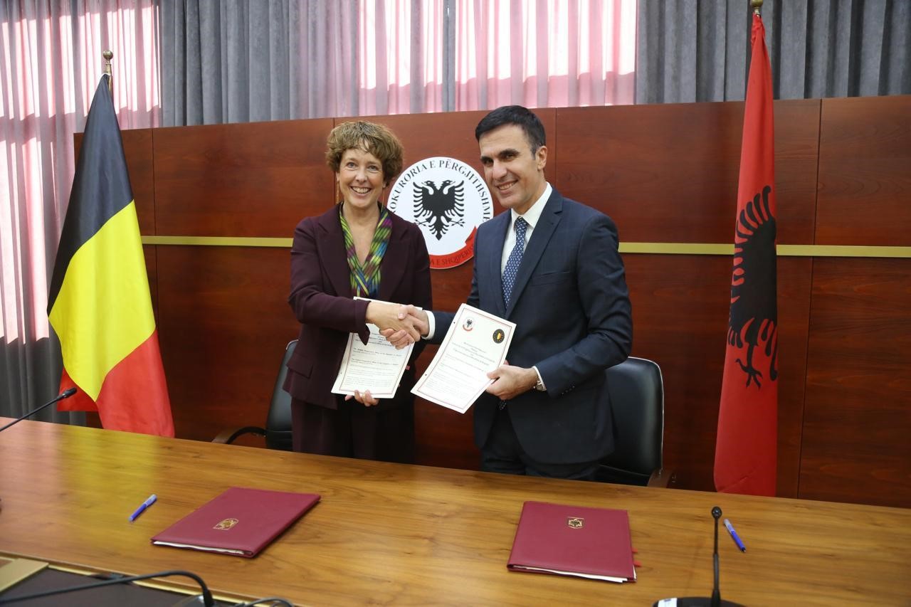 Nënshkruhet Marrëveshja e Bashkëpunimit mes Prokurorisë së Përgjithshme dhe Prokurorisë Federale të Mbretërisë së Belgjikës. Në fokus, kryerja e hetimeve paralele dhe lufta ndaj pastrimit të parave