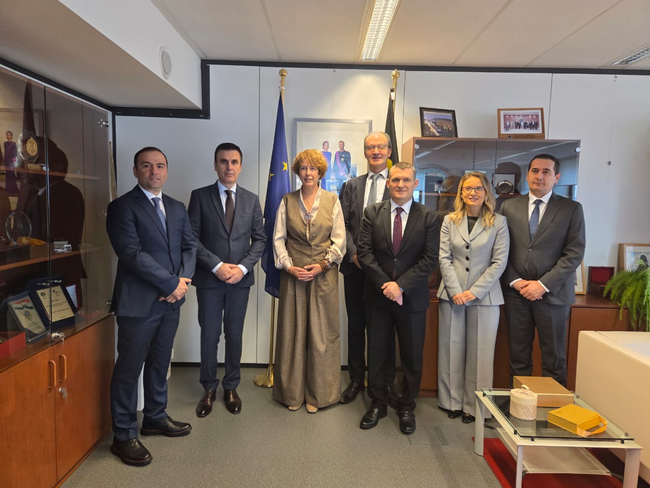 General Prosecutor Olsian Çela and Special Prosecutor Altin Dumani Met with Federal Prosecutor General Ann Fransen During an Official Visit to Belgium