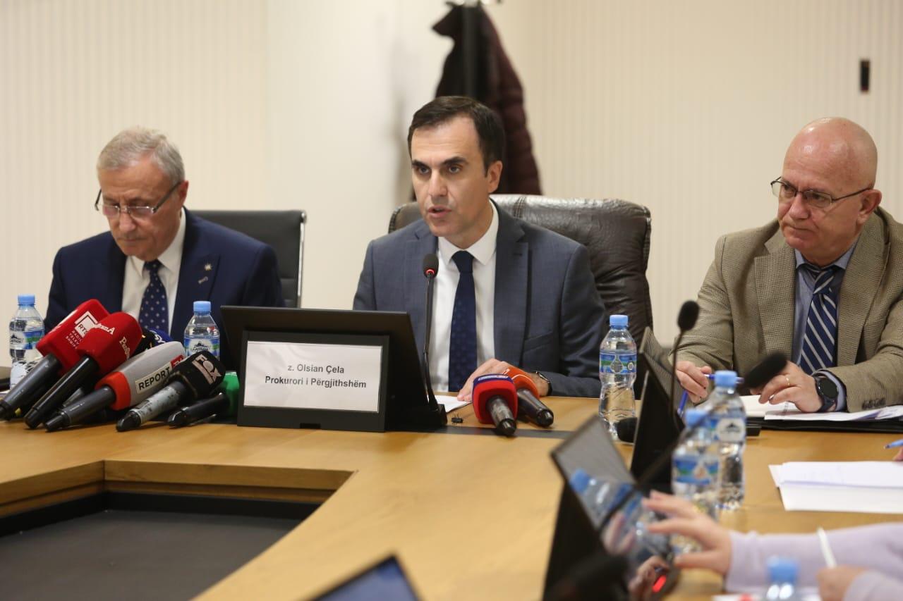 Prokurori i Përgjithshëm, Z. Olsian Çela, prezanton në Këshillin e Lartë të Prokurorisë raportin vjetor për vitin 2022
