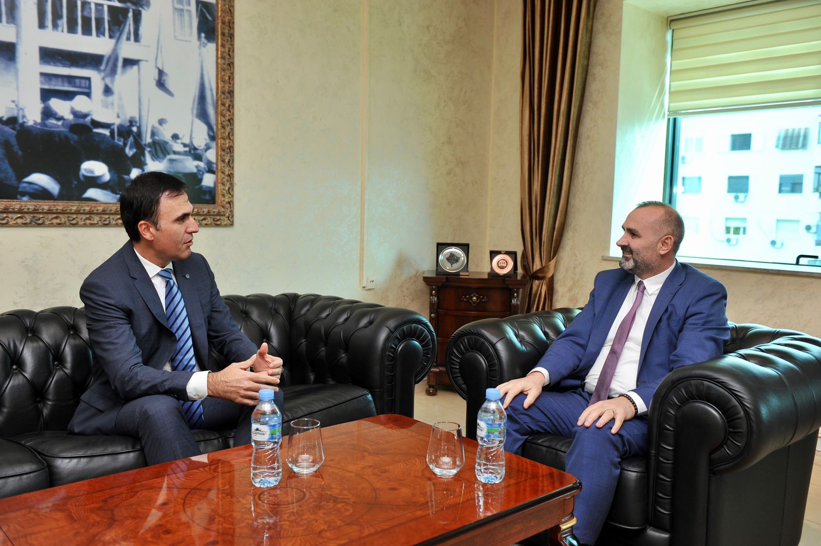 General Prosecutor Olsian Çela meets with Minister of Justice Ulsi Manja