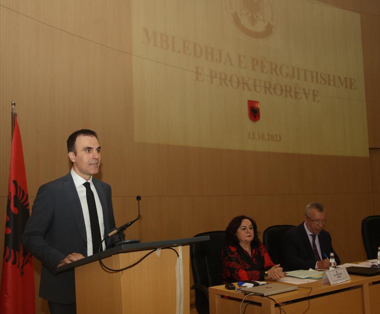 Speech of the General Prosecutor, Mr. Olsian Çela at the meeting of the prosecutors for the election of the three prosecutor members in HPC