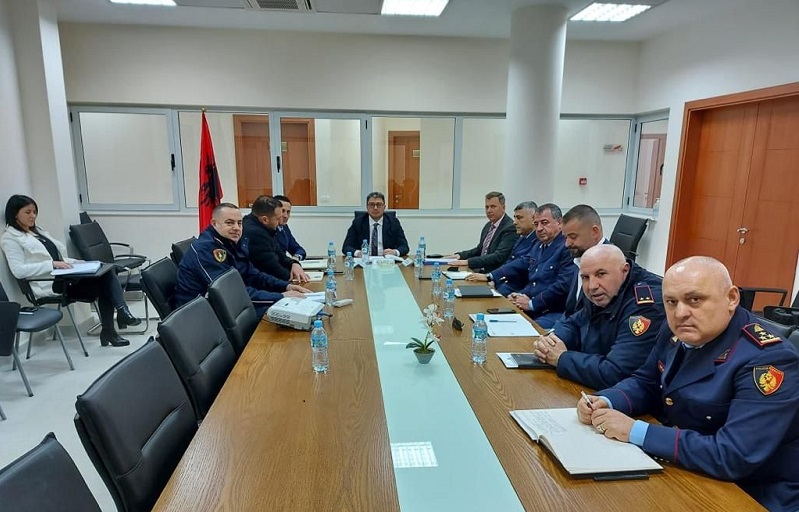 Takim me Drejtuesit e drejtorise vendore te qarkut Elbasan